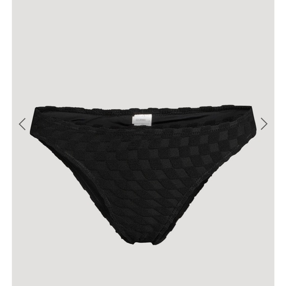 Good American Other - NWT Good American Black Textured Bikini Bottom